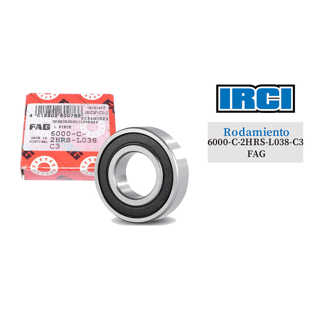 RODAMIENTO 6000-C-2HRS-L038-C3 FAG