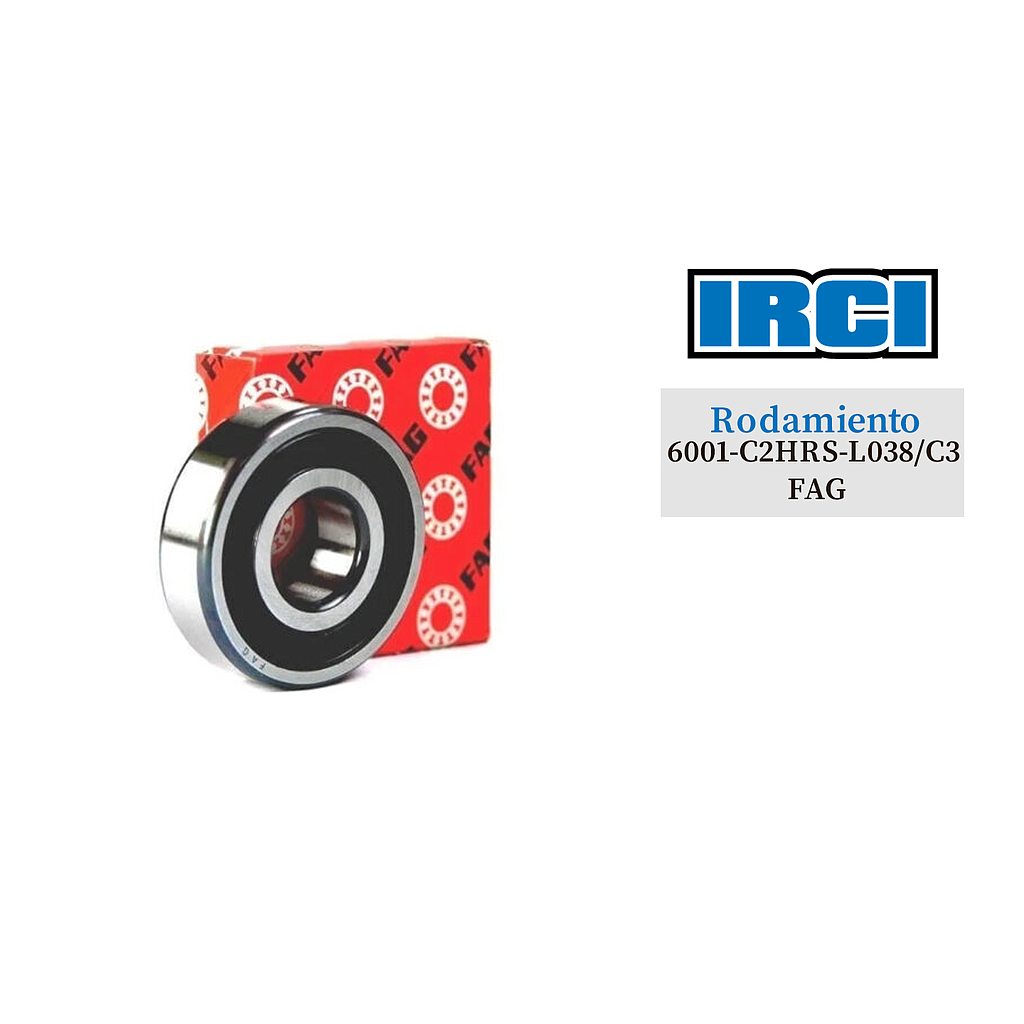 RODAMIENTO 6001-C-2HRS-L038-C3 FAG