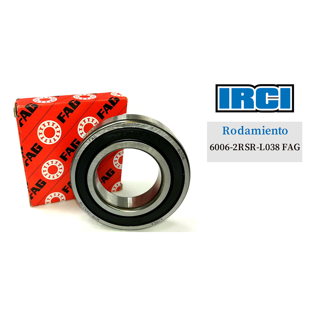RODAMIENTO 6006-2RSR-L038 FAG