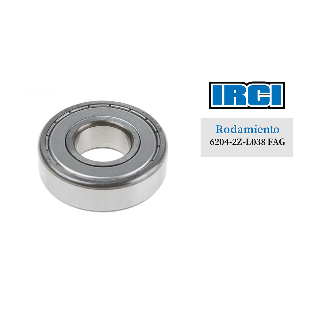 RODAMIENTO 6204-2Z-L038 FAG