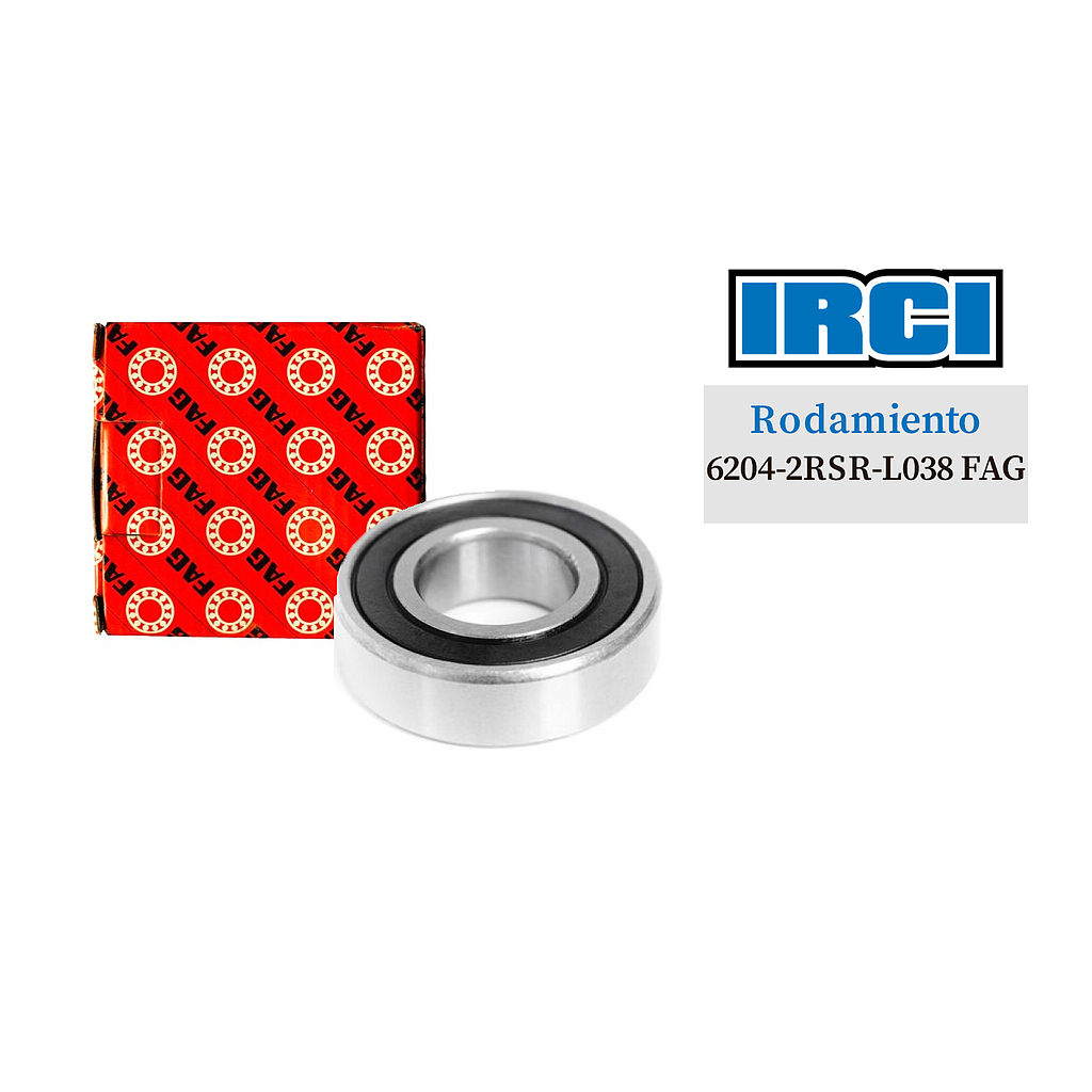 RODAMIENTO 6204-2RSR-L038 FAG