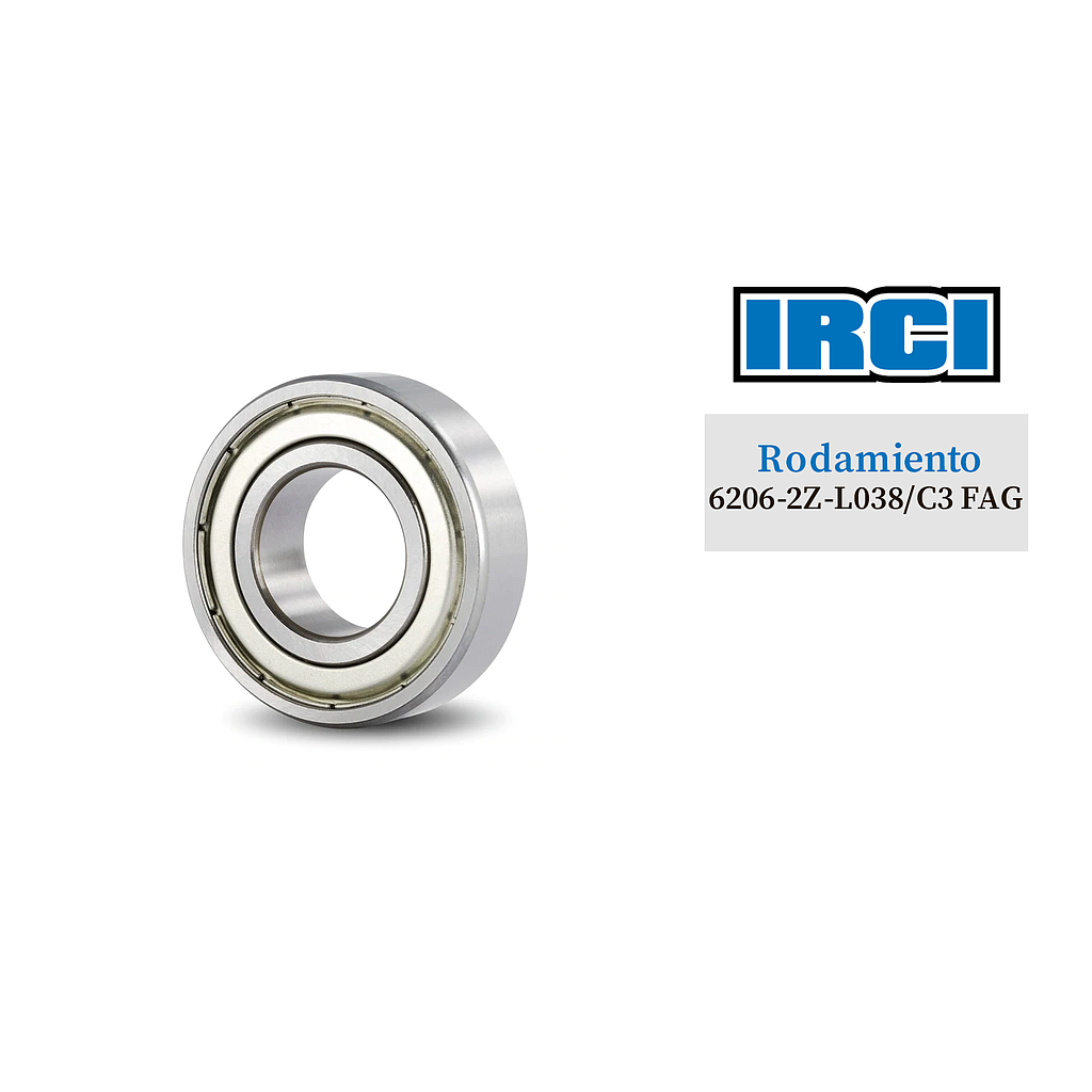 RODAMIENTO 6206-2Z-L038-C3 FAG
