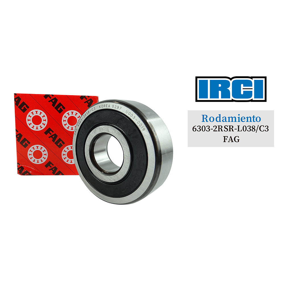 RODAMIENTO 6303-2RSR-L038-C3 FAG
