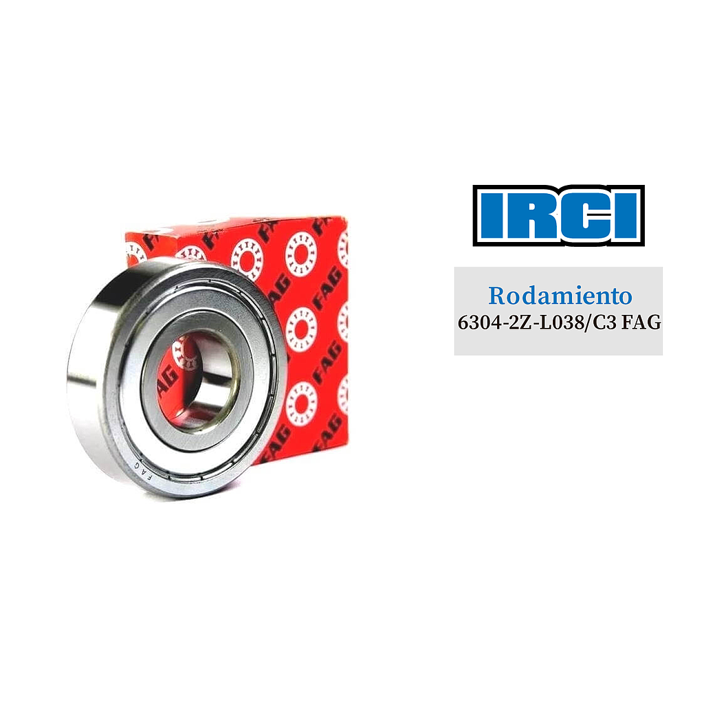 RODAMIENTO 6304-2Z-L038-C3 FAG