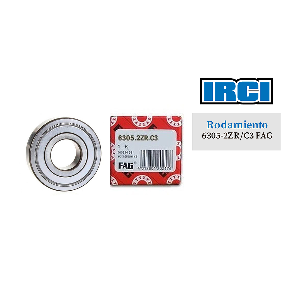 RODAMIENTO 6305-2ZR/C3 FAG