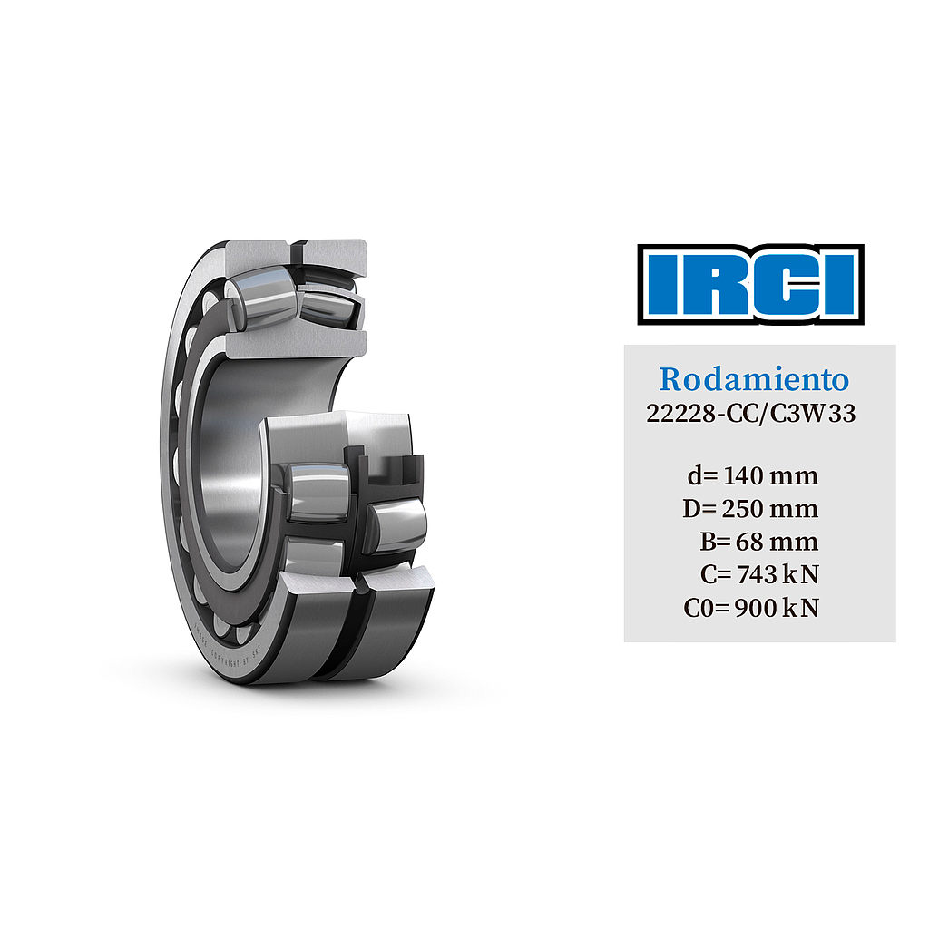 RODAMIENTO 22228-CC/C3W33 SKF
