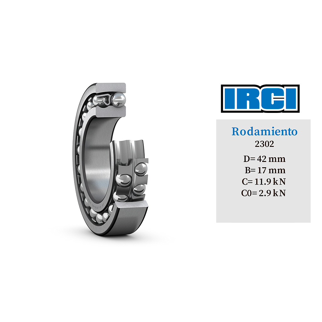 RODAMIENTO 2302 SKF